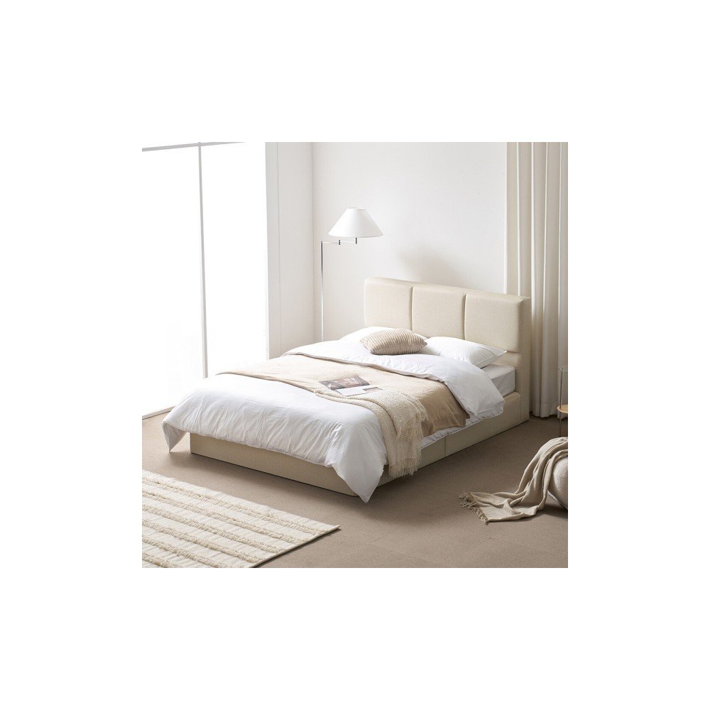 아씨방가구 호텔식 가죽 침대 슈퍼싱글/퀸 (매트리스포함)