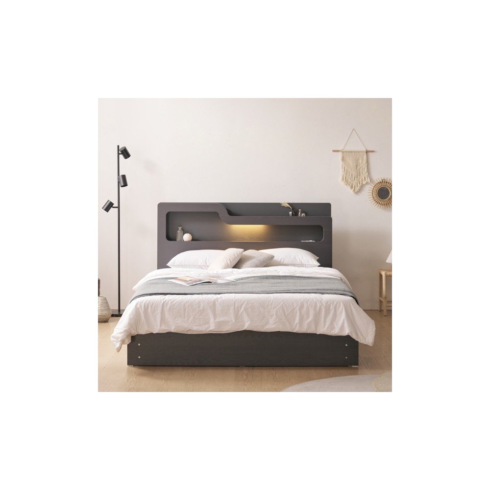 파로마가구 에단 LED 서랍형 킹사이즈 침대 K