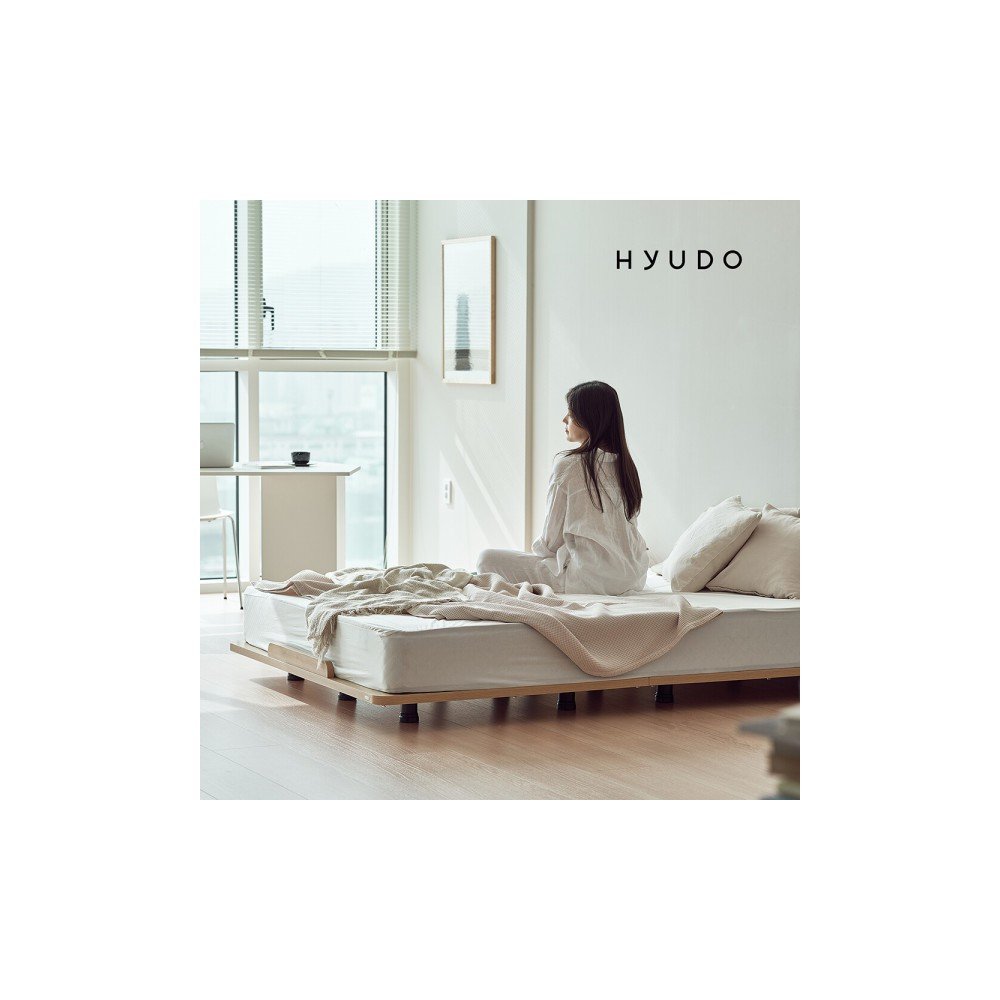 나른한 선유 E0등급 저상형 무헤드 원목형 침대 깔판 프레임 멀티싱글 싱글 슈퍼싱글 퀸