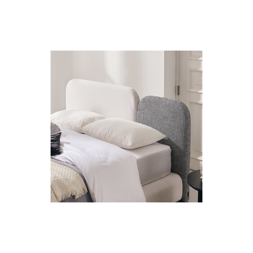 상일리베가구 뮤엘 부클레 패브릭 호텔 평상형 퀸침대 프레임 Q (매트리스 선택)