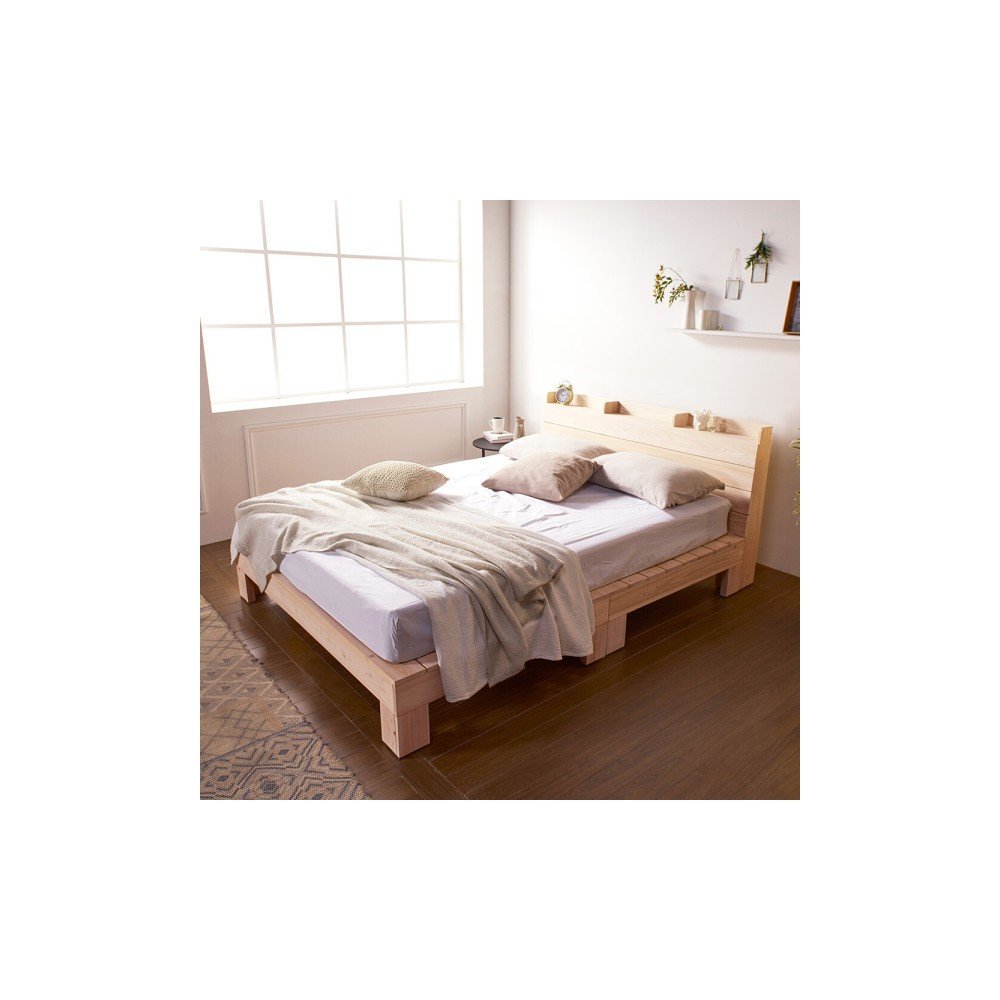 히노끼 편백나무 100% 원목침대 평상/수납 침대프레임 /싱글/슈퍼싱글/퀸/킹 매트리스 사은 행사