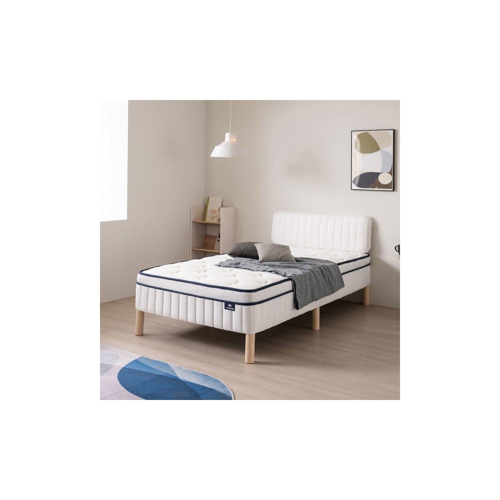 상일리베가구 루카 1인용 원룸 미니 매트리스 좁은방 일체형 싱글 슈퍼싱글 침대 (S/SS)