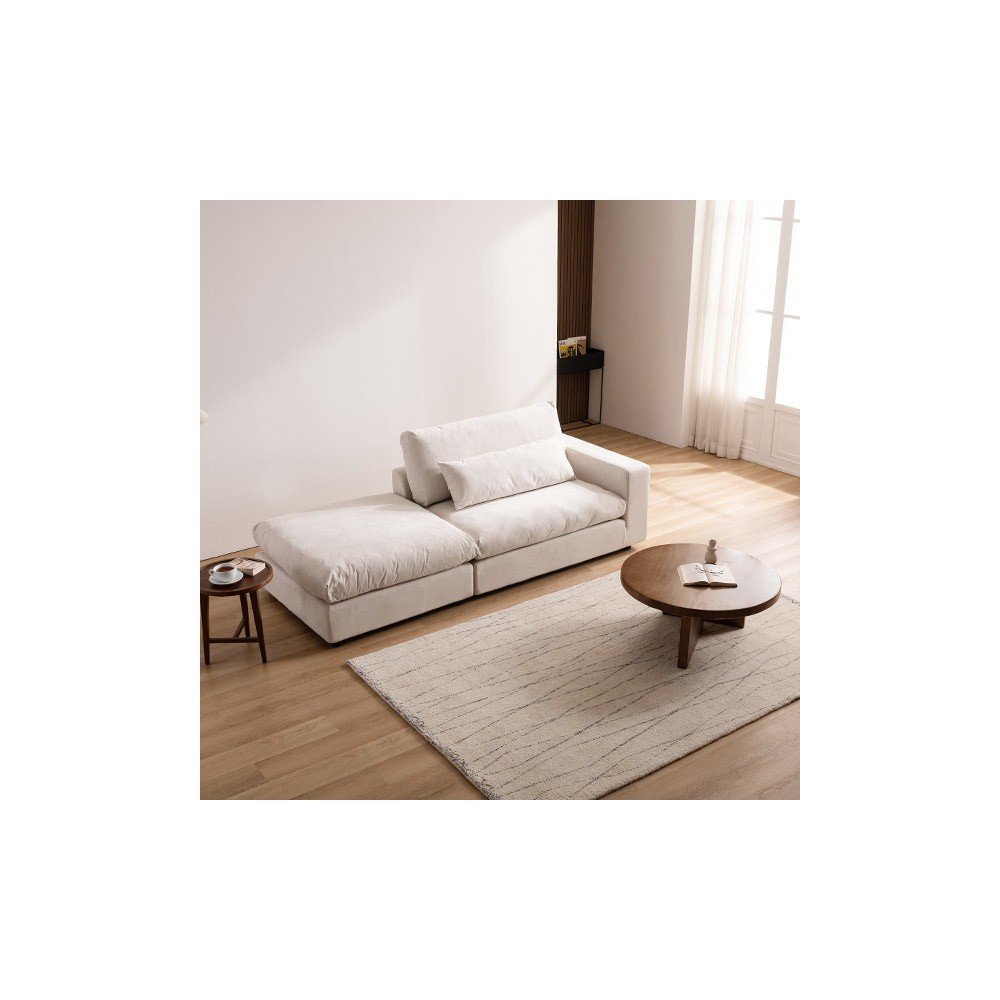 삼익가구 기간한정특가 폰드 아쿠아 패브릭 2인용 카우치 소파