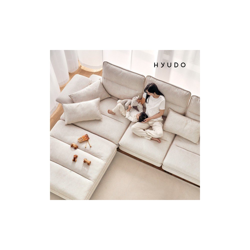 휴도 여유의 동백 4인 정품 조야 스윙 패브릭 소파