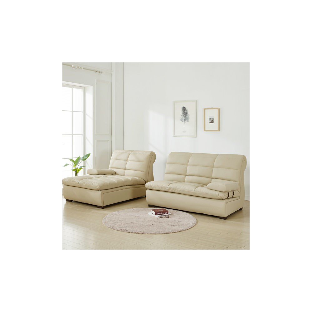 플로바움 바브린노2 2+1 카우치소파 20평대 가죽 3인용소파 다리 뻗고 TV보자