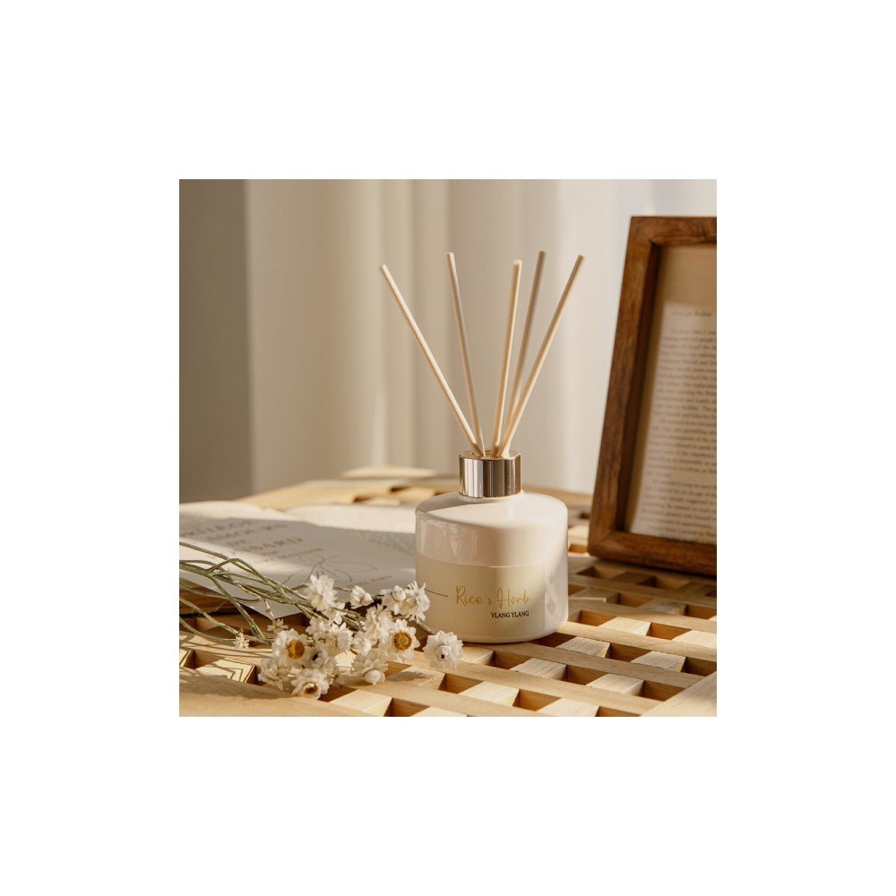 1+1 살림백서 라이스앤허브 디퓨저 200ml 화장실 실내 방향제 아로마 인테리어
