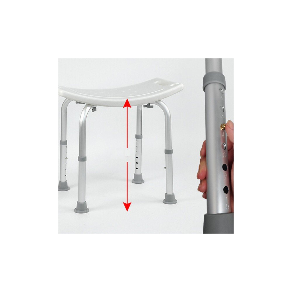 노인 환자용 어르신 장애우 목욕의자 성인 어른 샤워의자 욕실의자 6단높이조절 일반형