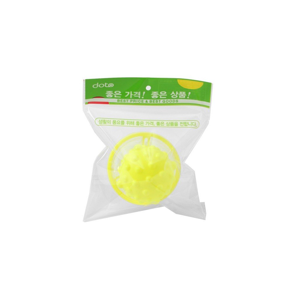 돌기형 세탁기 먼지 거름망(옐로우)