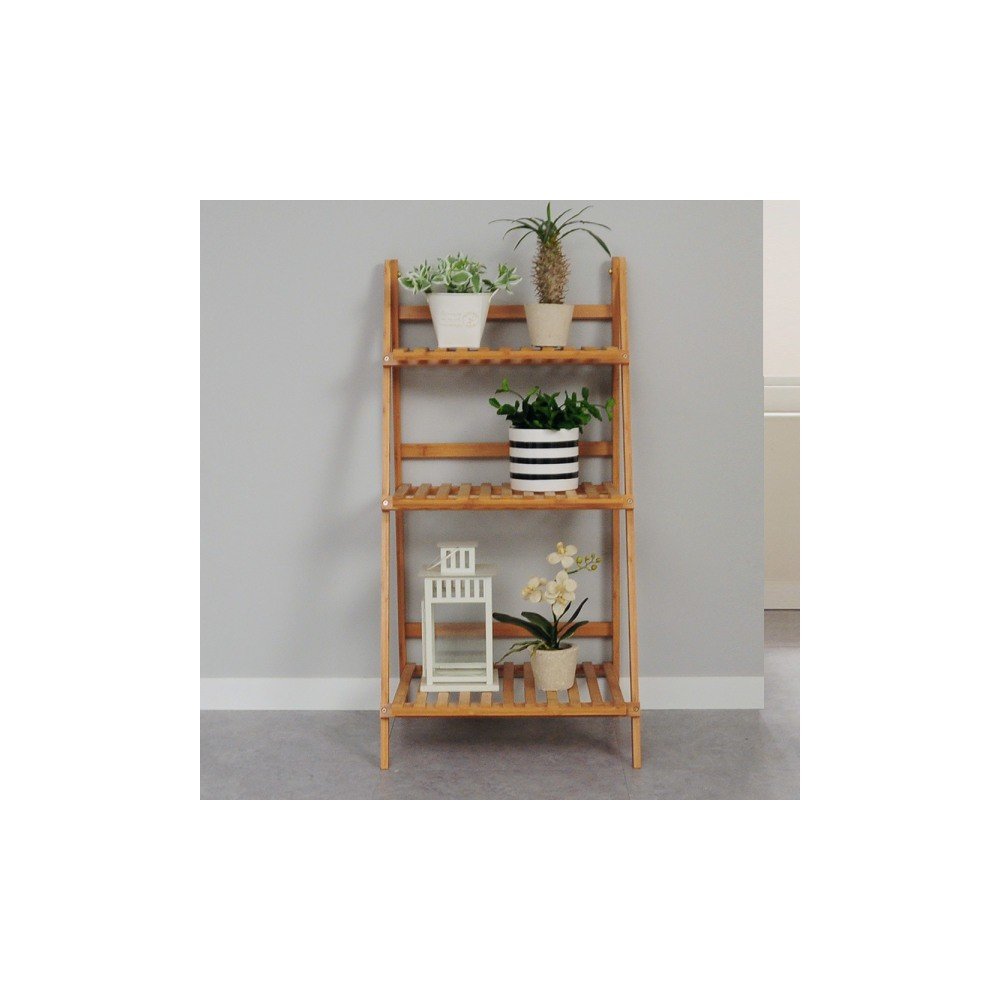 원목 화분 다용도 받침대 500 거실 베란다 진열대 선반 정리대 다이 거치대 다육이 화분대 3단 선반대