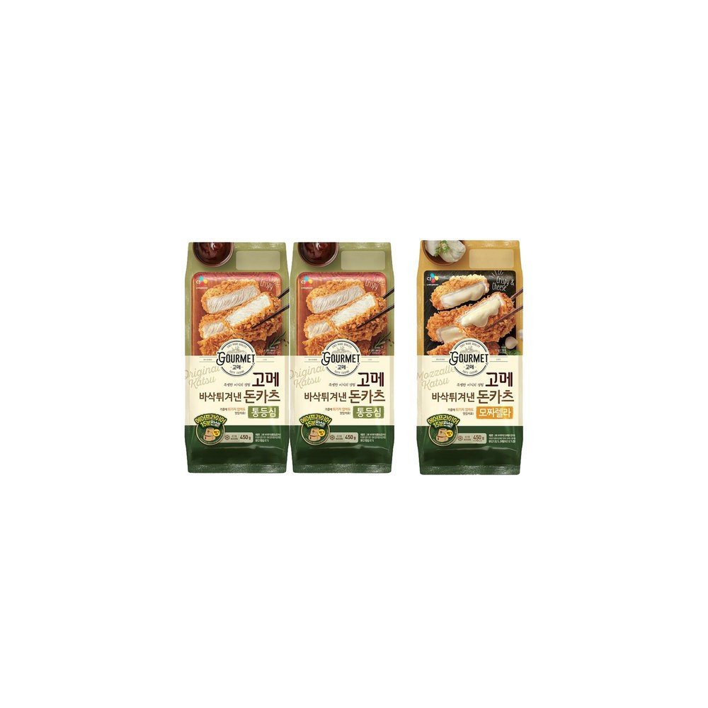 바삭튀겨낸 통등심돈카츠450gx2 + 모짜렐라돈카츠450g